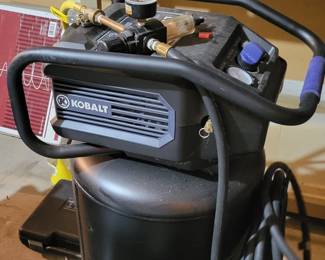Kobalt (Model 1114) 20 gallon 1.8 HP air compressor, used maybe once or twice. 