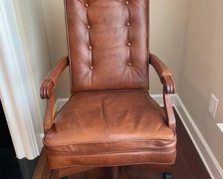 LEATHER DESK CHAIR