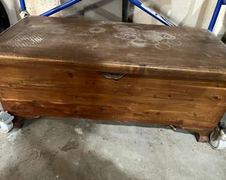 Antique Cedar chest...needs some TLC, but what a great piece