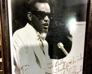 Signed Ray Charles!  WOW!