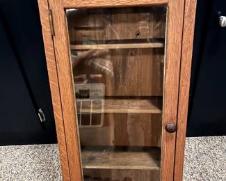 Antique solid oak Apothecary chest...in wonderful condition...could do so much with this!
