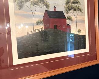 Lovely framed Primitive art