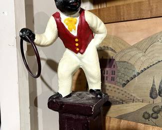 Antique Cast iron Jockey...Who remembers the old Coach House?  Stanley would be proud!