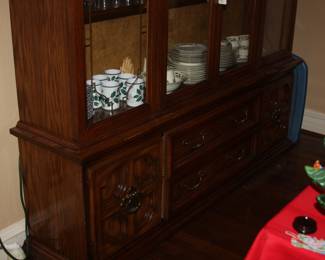 Lighted China cabinet