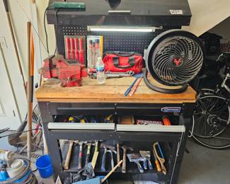 Garage - Tools, Gun safe, tool chest, garden tools, hand tools, sockets, washer and dryer