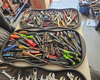 Garage - Tools, Gun safe, tool chest, garden tools, hand tools, sockets, washer and dryer