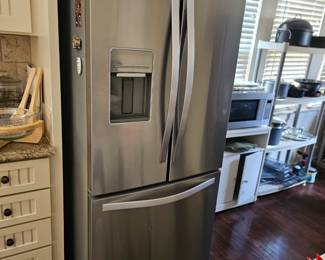 Stainless steel Whirlpool refrigerator