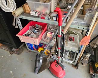 Garage - Tools, Gun safe, tool chest, garden tools, hand tools, sockets, washer and dryer