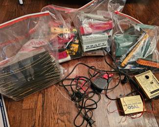 vintage TYCO train set