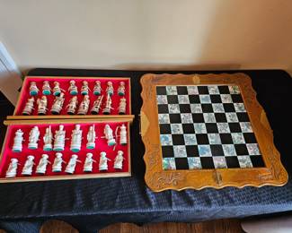 vintage ASIAN chest set