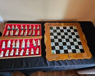 vintage ASIAN chest set