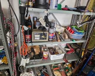 Garage - Tools, Gun safe, tool chest, garden tools, hand tools, sockets, washer and dryer