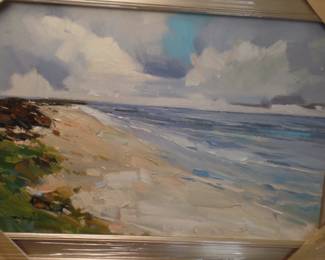 4'x33"  "Sea view"  American artist  $595