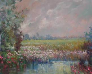 sold    Flowers on pond
