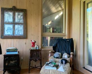 Chair and Ottoman by Lexington Furniture.