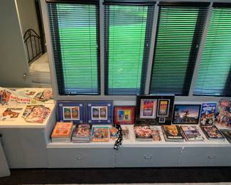 NCAA tickets and rare collectable paper ephemera. Many items are framed including Michigan State Final Four appearances. 