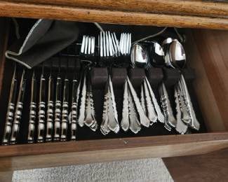 Flatware set,  stainless! Also another flatware set that has a box, too