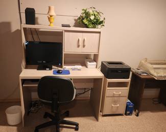 Two desks and filing cabinets, priced to sell