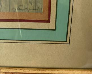 $300 Set of 4 Christmas postcard from the Ichauway Plantation in GA, which was owned by Robert Woodruff, ALT Coca Cola CEO/owner, were given to  the Rainwater as Christmas cards and     were framed. 