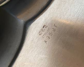 #15 - $250 Sterling bread tray mono scalloped edges - 449gr. 