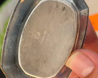 #27 - $100 - Sterling 6 pieces set salts. 199gr. 