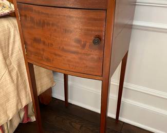 $245 - Antique tapered leg side table 