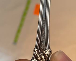 #12 - $175 Alvin Orange blossom (1905) Sterling soup ladle - 