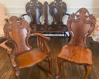 $1,500 - Stickley & Brandt, NY, Circa 1900's 5 pieces parlor set -