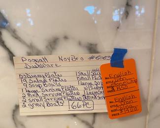 $1,450 English Iron Stone Chip China 66 pieces