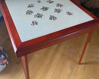 $80 Upholstered table