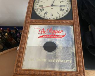$175 Oak Dr. Pepper regulator clock