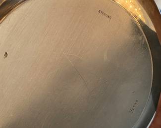 #28 - $300  - Sterling escargots or cassolettes set with forks (12 pieces) in original fitted box. 322gr just sterling. 