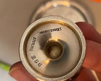 #25 - $150 Sterling 7 pieces shot glasses set & tray - 295 gr