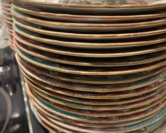 $1,450 English Iron Stone Chip China 66 pieces