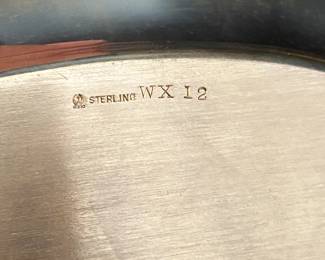 #40 - $270 Set of two sterling oval dish mono 554 gr. 