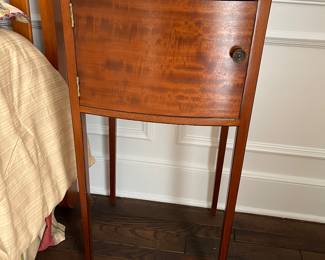 $245 - Antique tapered leg side table 