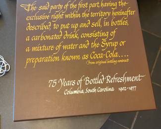 $150 Coca Cola 75th anniversary gift box.
