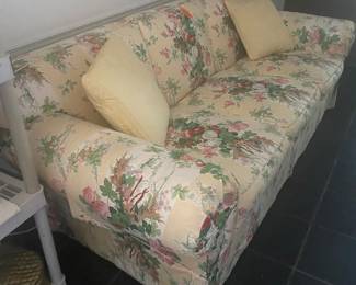 $450 Baker chintz fabric sofa - Great condition. 