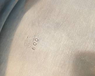 #39 - $175 - Sterling mono sm. oval tray 357 gr. 
