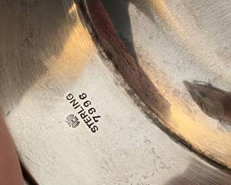 #16 - $250 Sterling meat platter mono oval - 456 gr 