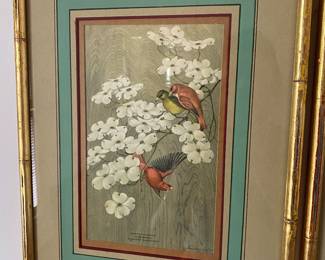 $300 Set of 4 Christmas postcard from the Ichauway Plantation in GA, which was owned by Robert Woodruff, ALT Coca Cola CEO/owner, were given to  the Rainwater as Christmas cards and     were framed. 