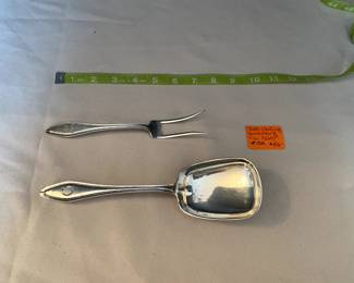 #52 - $64 - Sterling spoon  & fork