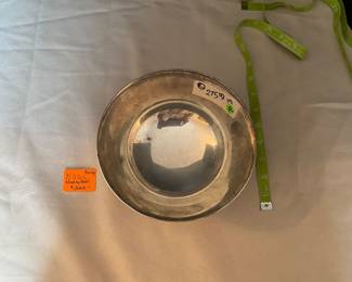 #23 - $225 - Sterling Grogan bowl - 522 gr. 