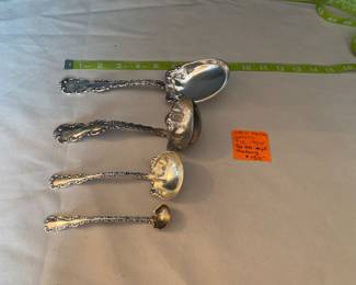 #48 - $190 - 4 pieces Strasbourg Gorham - 195 gr. 