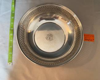 #26 - $180 Sterling reticulated bowl mono 367gr. 