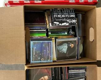 DVDs Mystery Lot of CDs with DVD Player  Large Lot