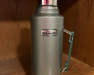 Vintage Stanley Aladdin Green Vacuum Bottle Thermos