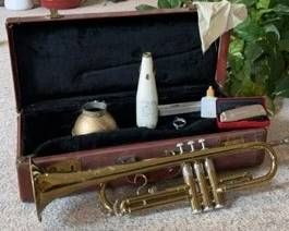 Selmer Trumpet and Hohner Harmonica