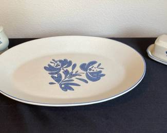 Pfaltzgraff Stoneware Yorktowne Serving Tray Butter Dish More