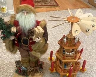 Christmas Carousel Santa